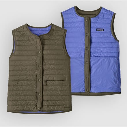 Patagonia Lw Reversible Down Vest Vest groen