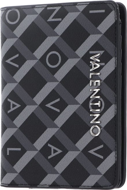VALENTINO Kaarthoes Barrio Credit Card Case Nero / Multicolor Zwart
