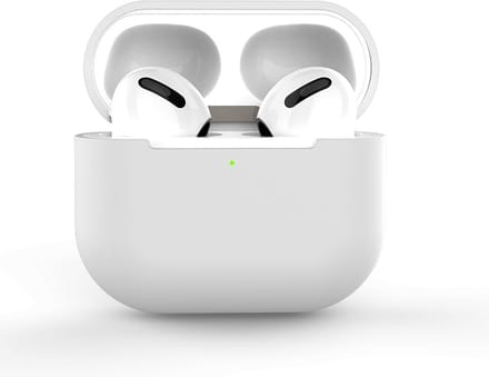 KELERINO. Siliconen Case geschikt voor AirPods 3 (2021) - Wit