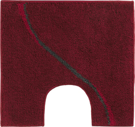 Casilin Carve WC-mat - 60 x 55 cm - Met uitsparing - Antislip - Red