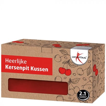 Lucovitaal Kersenpit kussen vierkant 1 Stuks