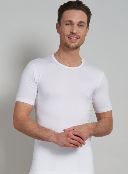 Gotzburg heren T-shirt met O-hals (1-pack) - wit