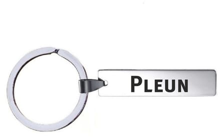 Sleutelhanger Met Naam - Pleun - RVS