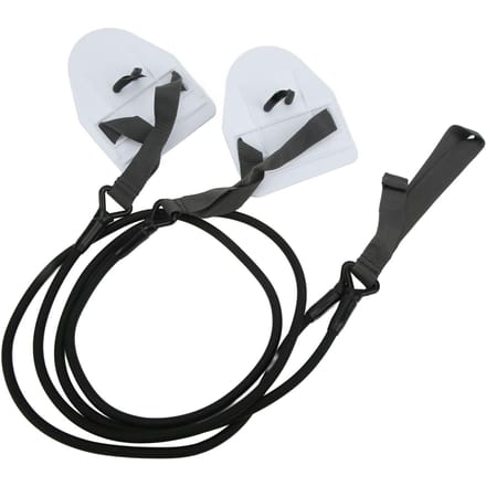 Bandes élastiques blanches de résistance pour l'entraînement de la force des bras en natation white