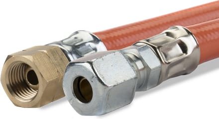 Gimeg Gasslang PVC 1/4 Inch Links - Gasslangen - Oranje
