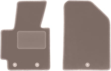 Beige voormatten voor: Kia Soul II minivan (2013-)