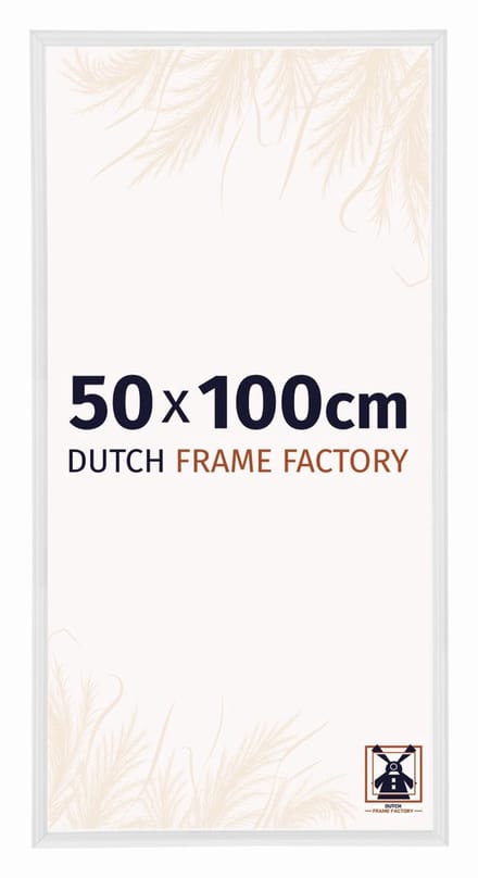 Fotolijst 50x100 cm - Kunststof - Wit Hoogglans - Angers