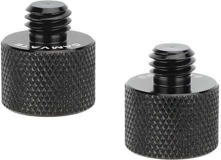 Dailygoods - 5/8"-27 naar 3/8"-16 Schroefdraadadapter voor Microfoonstandaard (2 stuks)