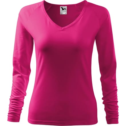 Dames-T-shirt met lange mouwen Malfini Elegance 127