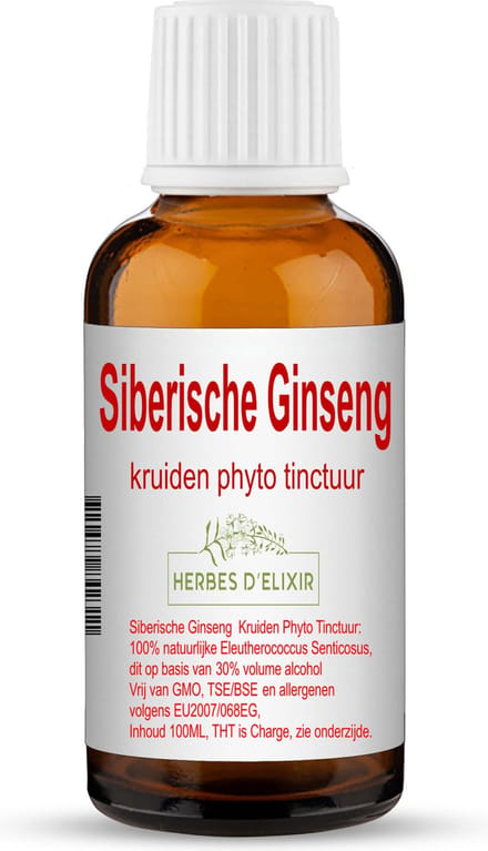 Herbes D'elixir - Siberische Ginseng Tinctuur - 100 ml
