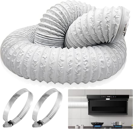 Flexibele Afvoerslang 100mm - 6m Ventilatieslang voor Airconditioning, Wasdroger en Afzuigkap