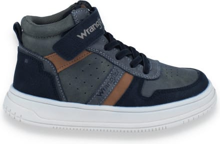 Wrangler Jongens Sneaker Howe Mid Jr Olive/black | Maat: 33