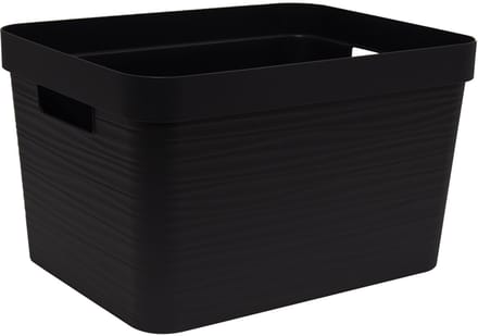 EDA opbergbox STONE, 12 liter, PP, lauriergroen