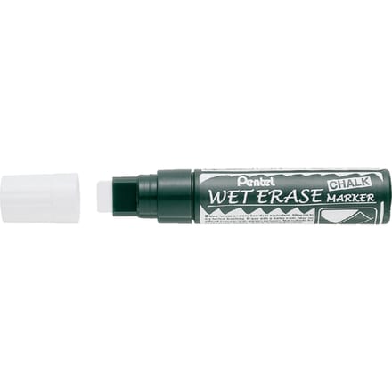 Viltstift Pentel SMW56 krijtmarker wit 8-16mm
