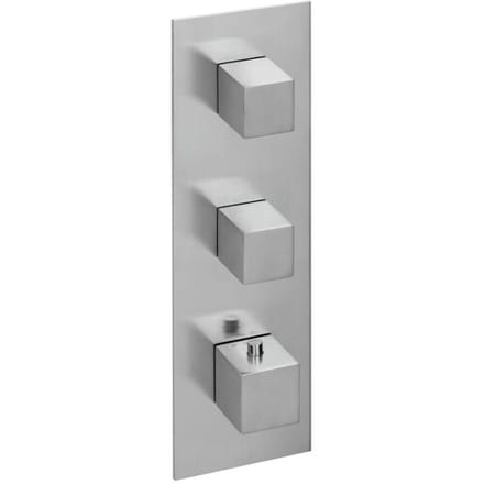 Herzbach LOGIC XL 2 colour set for universal thermostat module with 1 square panel 11.522000.2.01