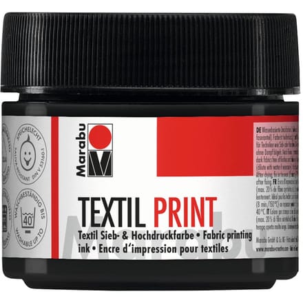 Marabu Textiel Print - Lamp Zwart