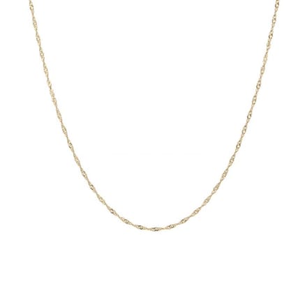 Go Dutch label ringetjes ketting N7063-3 Rosé