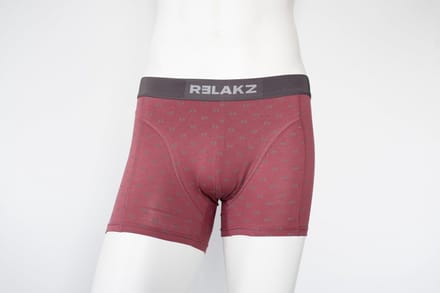RELAKZ - Boxershort Heren - 2-Pack - Organisch Katoen - Roan Red - Maat L