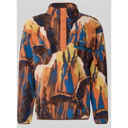Fleecepullover met labelpatch model 'HELVETIA'