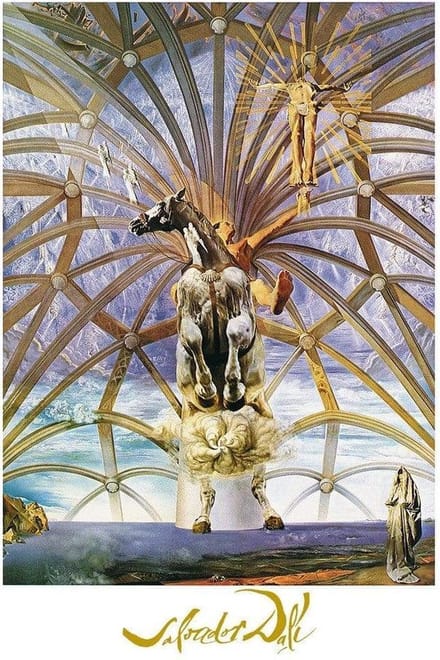 Kunstdruk Salvador Dali - Santiago el grande 60x80cm
