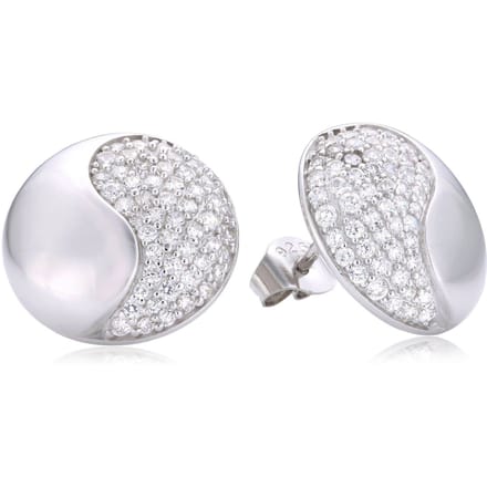 Orphelia Dames 925 Sterling Zilveren Stud Oorbellen - Zilver ZO-5968