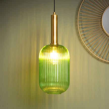 Lucide MALOTO - Hanglamp - Ø 20 cm - 1xE27 - Groen