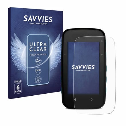 Savvies - Screenprotector voor CompeGPS TwoNav Cross Plus - Folie Beschermfolie transparant 6 Stuks