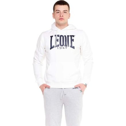 Capuchon sweaters Leone 1947 Man Hoody Fleece Big Logo Not Brusched