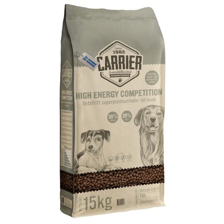 2 x 15 kg Carrier High Energy Competition 30/20 droog hondenvoer