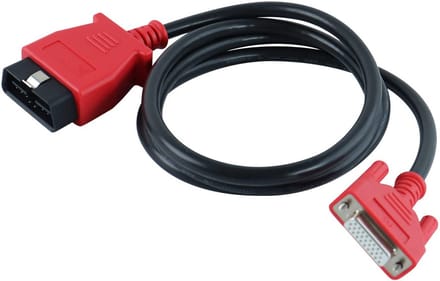 Hoofdtestkabel OBD2 - Diagnostische kabel - Auto diagnose - 16-pins aansluiting - 5x10x4 cm - Zwart