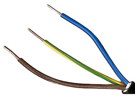 3 aderige PVC elektriciteitskabel voor binnen en buiten - diverse lengtes beschikbaar