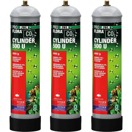 JBL Aqua PROFLORA CO2 CYLINDER 500 U 3x500g