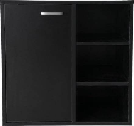 Wastafel onderkast - badkamermeubel - zwart