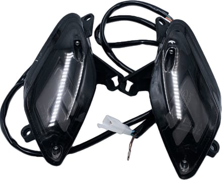 Knipperlicht Set Led Achterzijde (Lopend Model Audi) Fiddle 2 Euro4 Smoke DMP