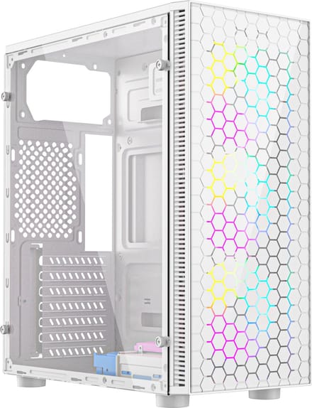 Gembird Fornax 500 - tower - ATX - Case - Tower - Wit