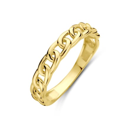 14K geelgoud Ring Schakel 14K Geelgoud - 4033292