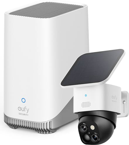 eufy Security SoloCam S340 - 360° buitencamera + eufy Security HomeBase 3 S380- Bundelvoordeel