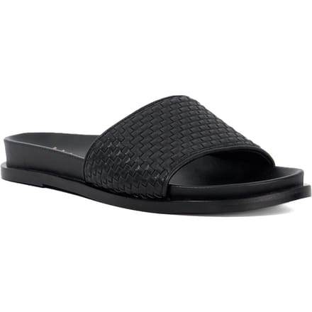 Dune Lilas Dames Zwarte Sandalen