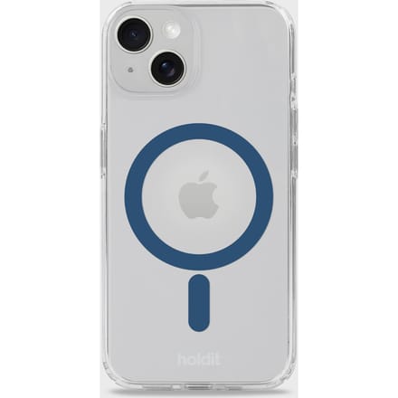 Phone Case Transparent Magsafe Compatible Denim Blue / Transparent iPhone 13
