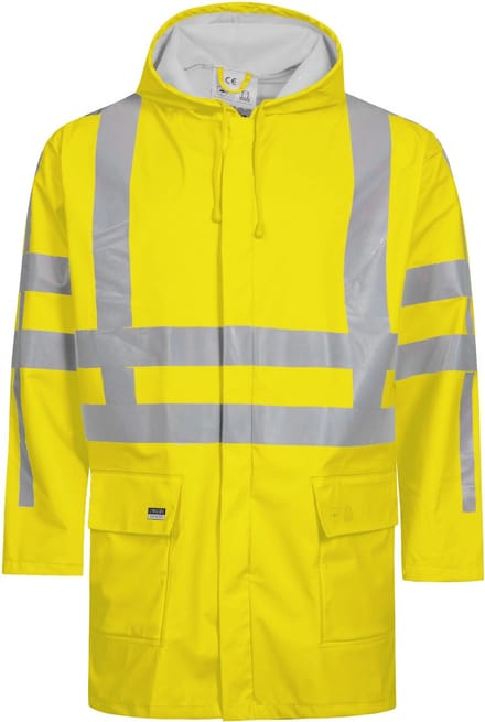 Fluor geel RWS Regenjas van Lyngsøe Rainwear S