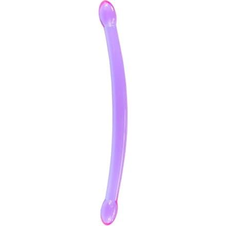 Paarse dubbele dildo