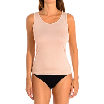 Dames Bamboe Brede Band Onderhemd Q701