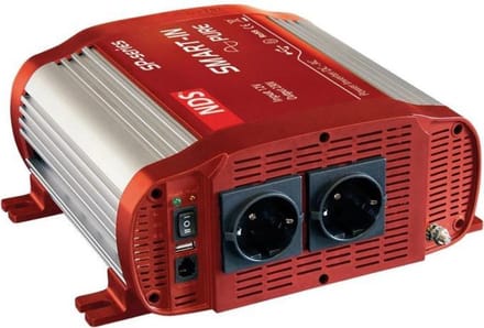 NDS Zuivere sinus Omvormer 1500 W - 12V naar 230V SMART-IN PURE