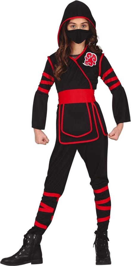 Aanstormende Snelle Ninja Kind Kostuum