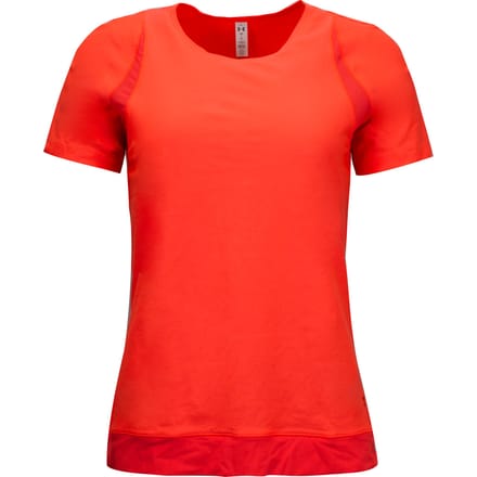 Under Armour Womens Vanish T-Shirt Base Layer Fitted Top Oranje 1324142 877