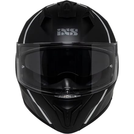 IXS iXS217 2.0 Mat Zwart Wit Integraalhelm - Helm