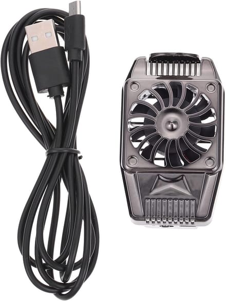 VHV - Telefoonkoeler - USB telefoon ventilator - USB aansluiting - stil - voor streaming, gaming, videobellen, bureau