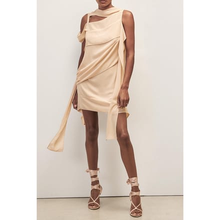 Reiss Panel Detail Shift Dress Pale Pink Größe: 8 | Minikleider Outlet | Damen | Rosa