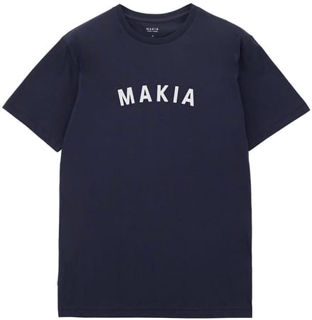 Makia Pujo T-shirt Met Korte Mouwen Blauw L Man