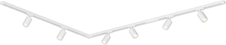 BRILONER Rail - Railverlichting set - opbouwspots - startset opbouwrail - 6x GU10 spots - draaibaar - 300 cm - wit